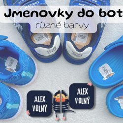 OPIČKA samolepky na boty 57x32mm (20ks)