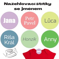 VASALHATÓ névcímkék SZÍNES 22 mm (42 db)