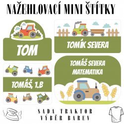 VASALHATÓ névcímkék TRAKTOR (60 db)