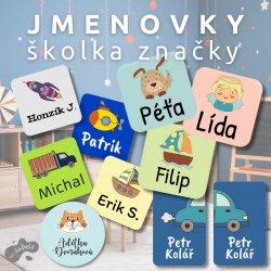 ÓVODAI JELEK MINI címkék 22x22 mm (42 db)