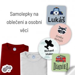 ŠKOLKA ZNAČKY MINI štítky  22x22mm (42ks)