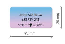 KALAND matricák 45x20 mm (24 db)