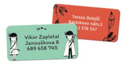 Nažehlovací jmenovky DOBRODRUŽSTVÍ 45x20 mm (24ks)