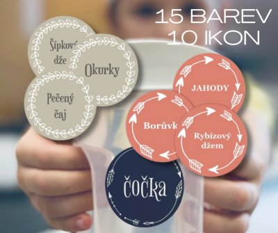 BOHO KÉSZLET fűszertartókra 44 mm (12 db)