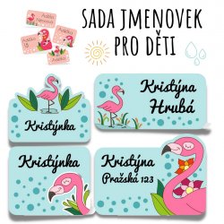 Sada PLAMEŇÁK mini štítky (60ks)