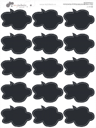 POPISOVATELNÝ ŠTÍTEK BUBLINA 48x33mm (15KS)