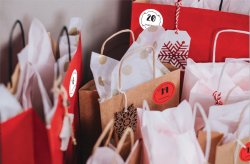 ADVENTI NAPTÁR matricák 30 mm (24+8 db) - Karácsonyi