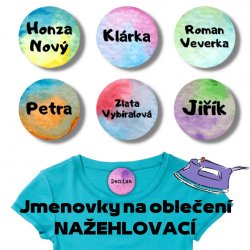 Vasalható címkék VÍZFESTÉK 22 mm (42 db)