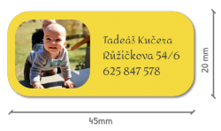 45x20mm  FOTO SAMOLEPKA - SADA3, 2x12(24Ks)