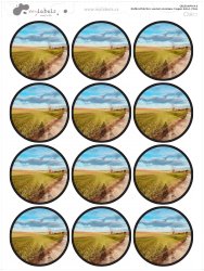 44 mm VASALHATÓ FOTÓCÍMKE KERETTEL (12 db)