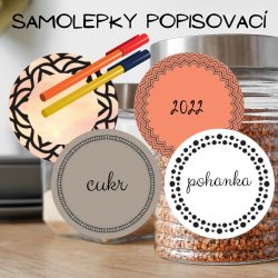 Popisovatelné štítky MODERN 35mm (20ks)