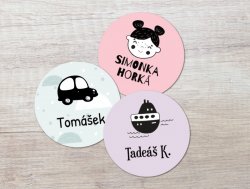 Nažehlovací jmenovky HYGGE 30mm (20ks)