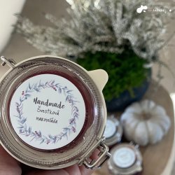HANDMADE samolepky domácnost 44mm (12ks)
