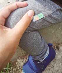 Vasalható névcímkék NYUSZI készlet (40 db)