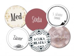 DOMA univerzální SADA štítků 30mm (20ks)