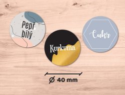 GEO - KÉSZLET fűszertartókra 40 mm (12 db)