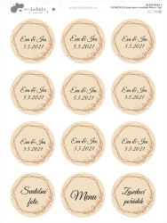 GEO - KÉSZLET fűszertartókra 40 mm (12 db)