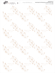 ÁTLÁTSZÓ HANDMADE matricák 44 mm (12 db)