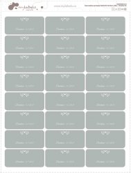 Popisovatelné samolepky OBDÉLNÍK 45x20mm (24ks)