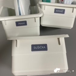 OBDÉLNÍK UNI - SADA štítků 45x20mm (24ks)