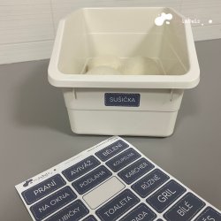 OBDÉLNÍK UNI - SADA štítků 45x20mm (24ks)
