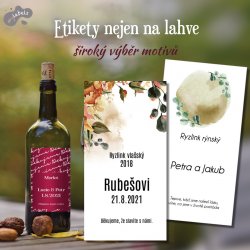 ETIKETA nejen na mini VÍNO 46x90mm (6ks)