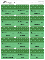 Na sešity MIX 47x35mm (15ks)