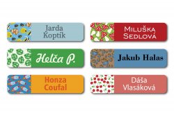MIX névcímkék 45x10 mm (45 db)