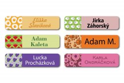 MIX jmenovky 45x10mm (45ks)