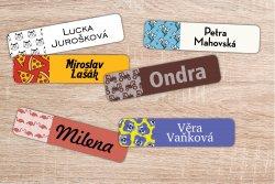 MIX jmenovky 45x10mm (45ks)