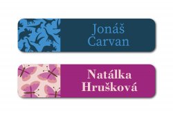 Nažehlovací štítky MIX 45x10mm (45ks)