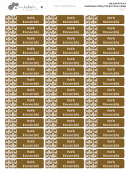 Nažehlovací štítky MIX 45x10mm (45ks)