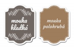 VELKÉ VINTAGE - SADA samolepky 46x60mm (9ksů)