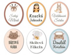 CUTE MINI címkék 22x28 mm (36 db)