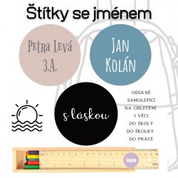 MA KÖR SZÍNES MINI címkék 22 mm (21 db)