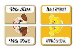 MA Zvířátka NA BOTY 34x21 mm (16ks)