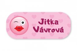 MA SMAJLÍCI jmenovky 35 x 14 mm (22ks)