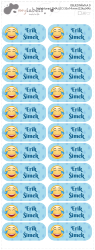 MA - Vasalható SMILEY 35x14 mm (22 db)