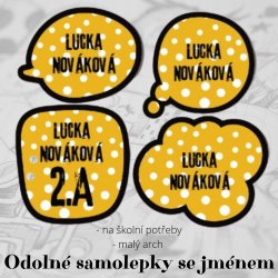 MA - KÉPREGÉNY névcímke-készlet (12 db)