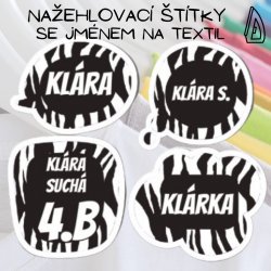 MA - NAŽEHLOVACÍ sada KOMIKS  (12ks)