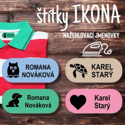 VASALHATÓ címkék IKON 35x15 mm (44 db)