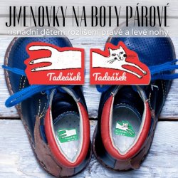 MA - KOČKA samolepky na boty 66x23,5mm (14ks)