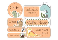 Nažehlovací DINOSAURUS sada (42ks)