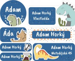 Nažehlovací DINOSAURUS sada (42ks)