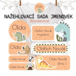 Nažehlovací DINOSAURUS sada (42ks)