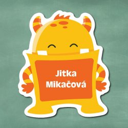 MA - BUBÁČEK jmenovka 30x35mm (10ks)