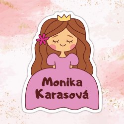 MA - PRINCEZNA jmenovka 26x33mm (10ks)