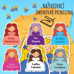 MA - Nažehlovací PRINCEZNA 26x33mm (10ks)