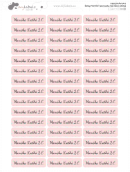 PÖTTYÖK névcímke nem csak íróeszközökre 40x10 mm (45 db)