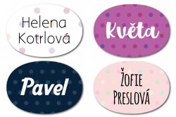 MA - nažehlovací MINI Puntíky 22x15mm (33ks)